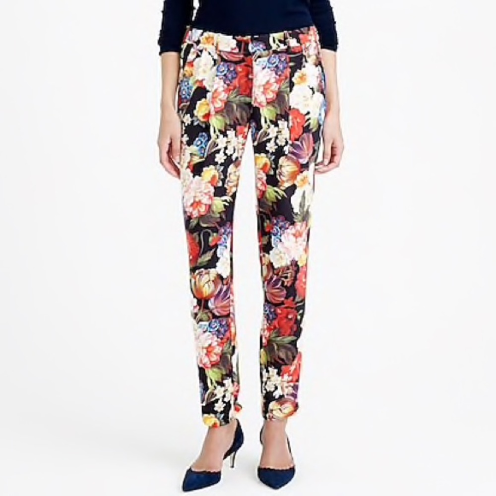 J. Crew Ditch Floral Pants